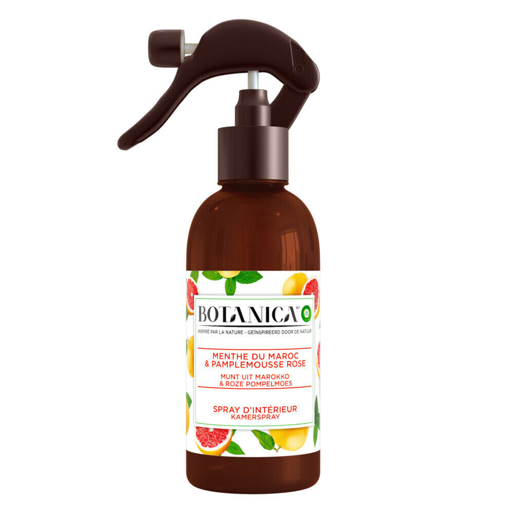 Airwick Airwick Botanica Kamerspray Marokkaanse Munt & Roze Pompelmoes - 236 ml. Airwick Airwick Botanica Kamerspray Marokkaanse Munt & Roze Pompelmoes - 236 ml.