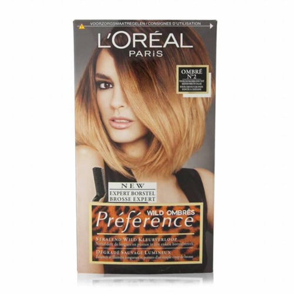 Loreal L'oreal Preference Wild Ombre Nr. 2 Haarverf - Donkerblond Tot Middenbruin Loreal L'oreal Preference Wild Ombre Nr. 2 Haarverf - Donkerblond Tot Middenbruin