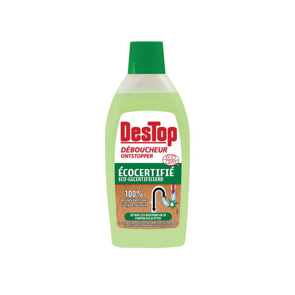 Destop Destop Ontstopper Eco-Gecertificeerd - 500 ml Destop Destop Ontstopper Eco-Gecertificeerd - 500 ml