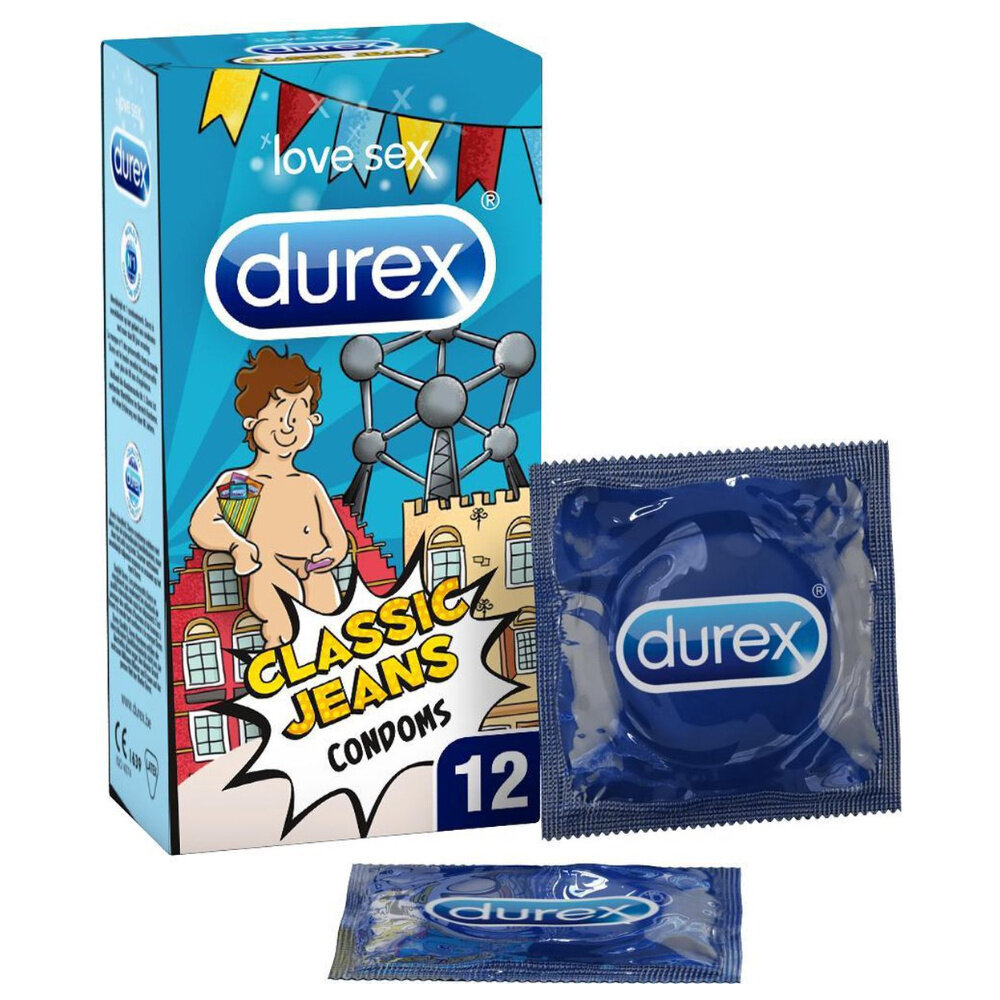 Durex Durex Condooms Classic Jeans - 12 stuks Durex Durex Condooms Classic Jeans - 12 stuks