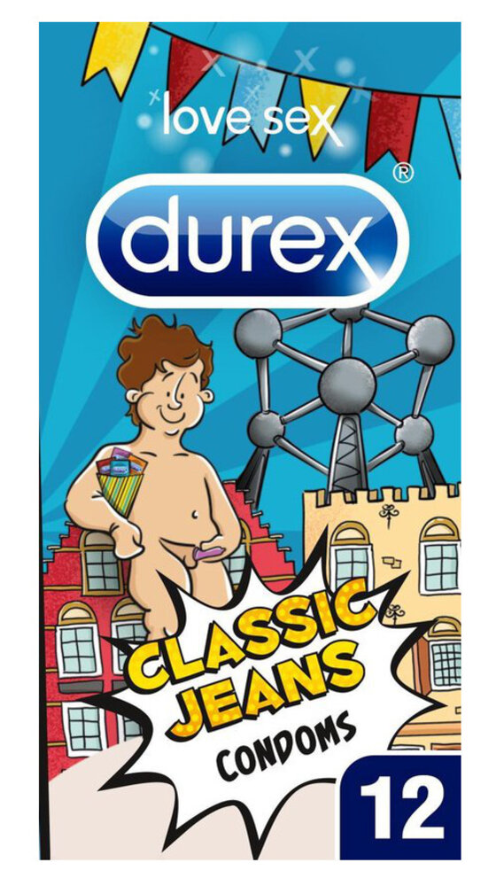 Durex Durex Condooms Classic Jeans - 12 stuks Durex Durex Condooms Classic Jeans - 12 stuks