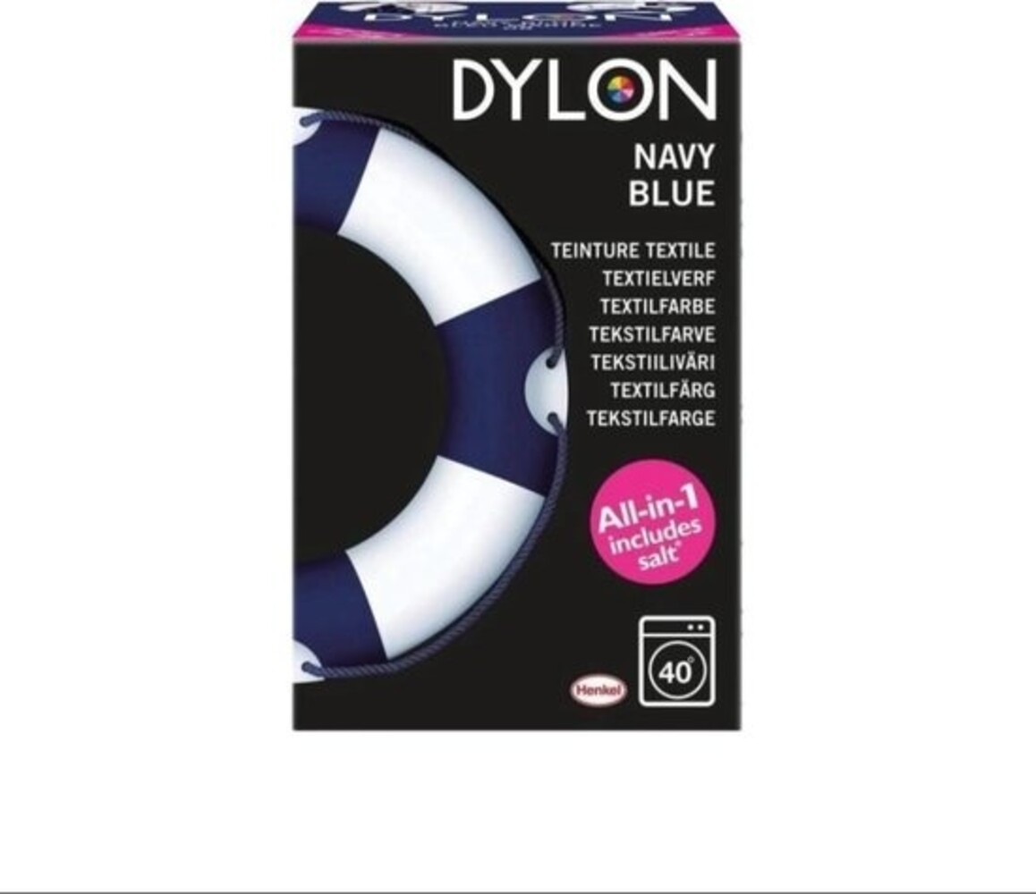 Dylon Dylon Textielverf Navy Blauw - 350 GR Dylon Dylon Textielverf Navy Blauw - 350 GR