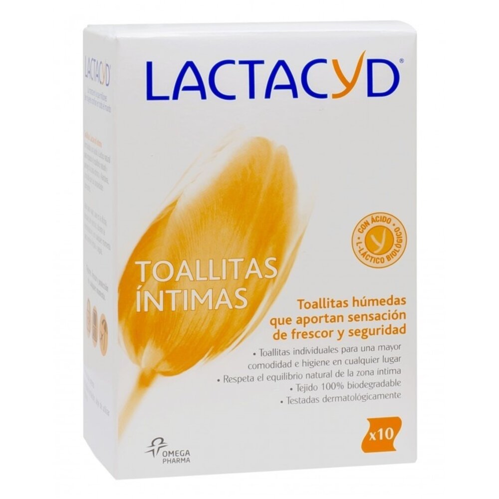 Lactacyd Lactacyd Intieme Doekjes - 10 stuks Lactacyd Lactacyd Intieme Doekjes - 10 stuks