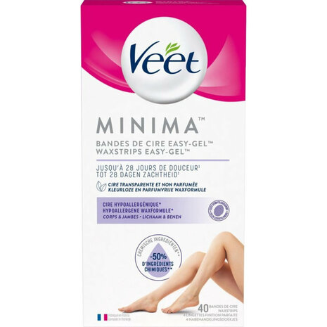 Veet  Veet Minima Koude Wax strips - 40 Stuks Veet  Veet Minima Koude Wax strips - 40 Stuks