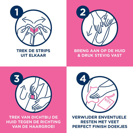 Veet  Veet Minima Koude Wax strips - 40 Stuks Veet  Veet Minima Koude Wax strips - 40 Stuks
