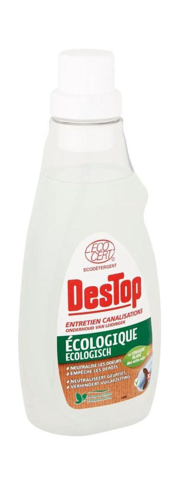 Destop Destop Onderhoud Leidingen Ecologisch Met Witte Azijn - 750 ml Destop Destop Onderhoud Leidingen Ecologisch Met Witte Azijn - 750 ml