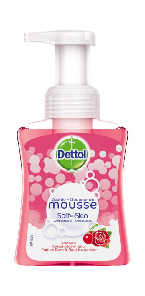 Dettol Dettol Handzeep Zachte Mousse Roos & Kersenbloesem - 250 ml Dettol Dettol Handzeep Zachte Mousse Roos & Kersenbloesem - 250 ml