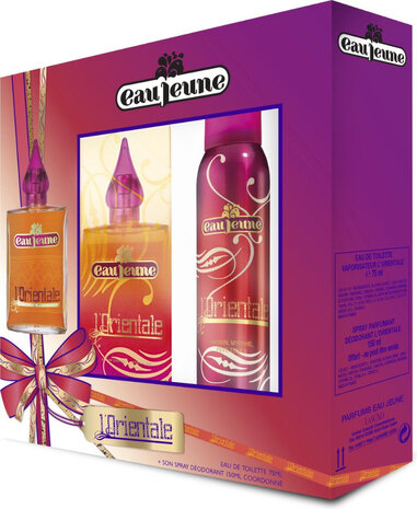 Huismerk Eau Jeune L'Orientale Geschenkset - 2 Delig Huismerk Eau Jeune L'Orientale Geschenkset - 2 Delig