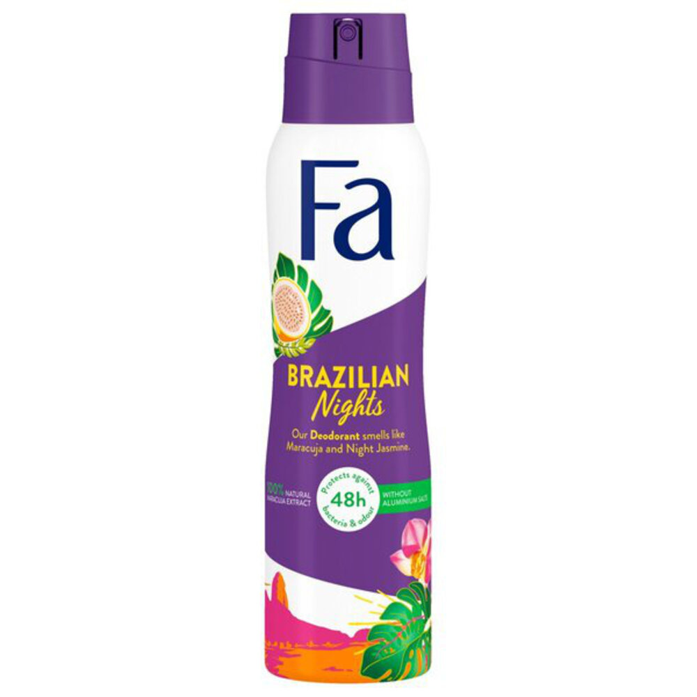 Fa Fa Brazilian Nights Deodorant Spray - 150 ml Fa Fa Brazilian Nights Deodorant Spray - 150 ml