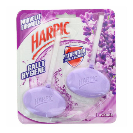 Harpic Harpic WC Blok Lavendel & Salie - 2x 40 g Harpic Harpic WC Blok Lavendel & Salie - 2x 40 g