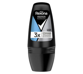 Rexona Rexona Men Deodorant Roller Maximum Protection Clean Scent - 50 ml Rexona Rexona Men Deodorant Roller Maximum Protection Clean Scent - 50 ml