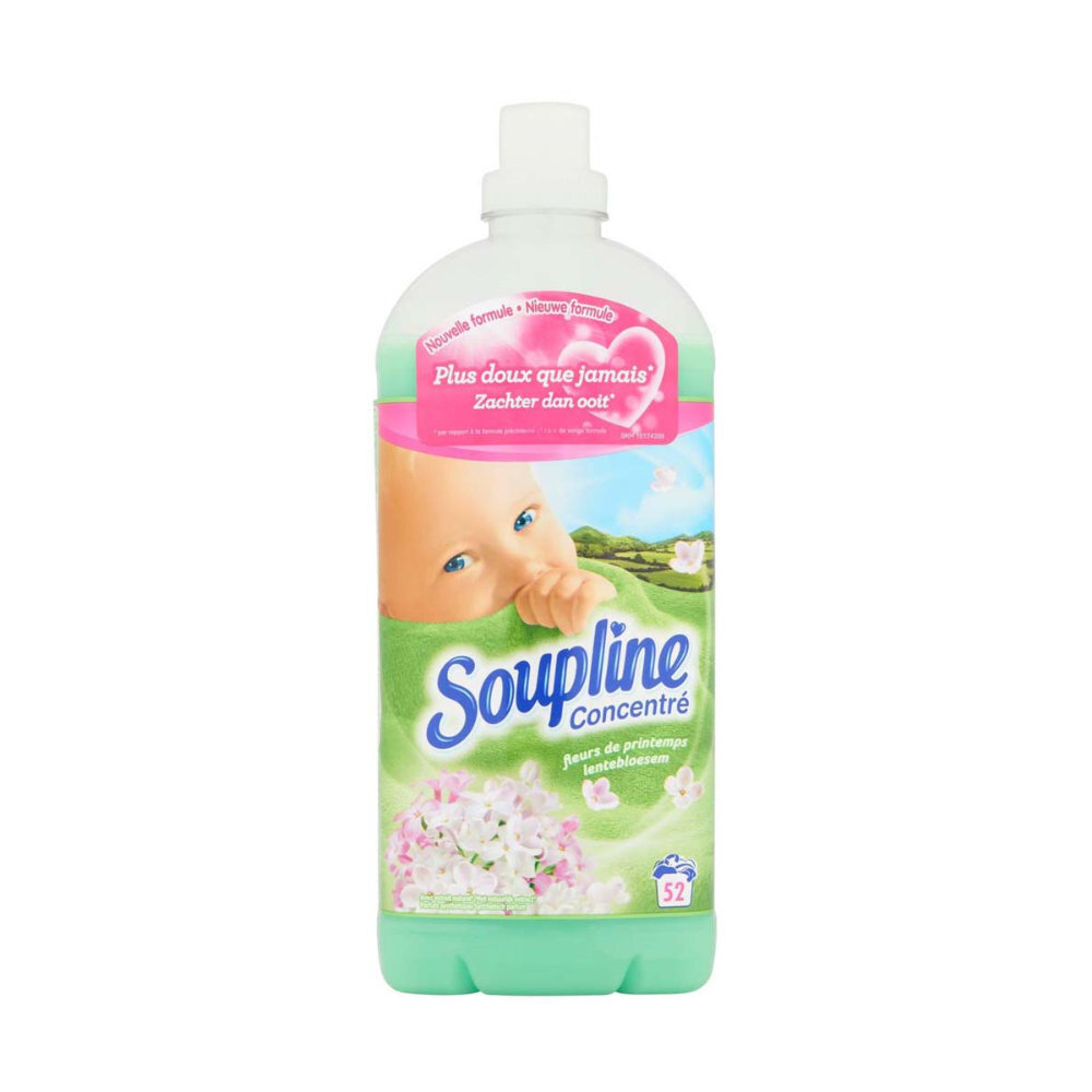 Soupline Soupline Wasverzachter Met Lentebloesem - 52 Wasbeurten Soupline Soupline Wasverzachter Met Lentebloesem - 52 Wasbeurten
