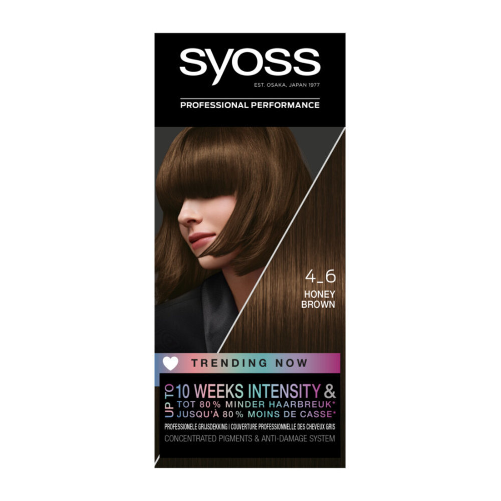 Syoss Syoss Trending Now Haarverf - 4-6 Honing Bruin Syoss Syoss Trending Now Haarverf - 4-6 Honing Bruin
