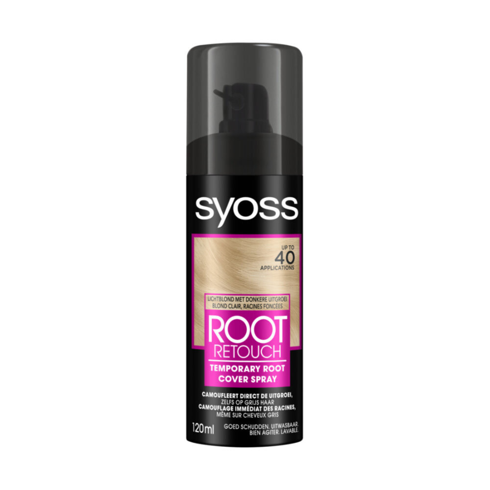 Syoss Syoss Root Retouch Uitgroeispray - Lichtblond 120 ml Syoss Syoss Root Retouch Uitgroeispray - Lichtblond 120 ml