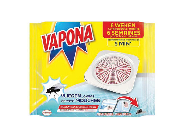Vapona Vapona Vliegen lokaas - 6 Weken Bescherming Vapona Vapona Vliegen lokaas - 6 Weken Bescherming