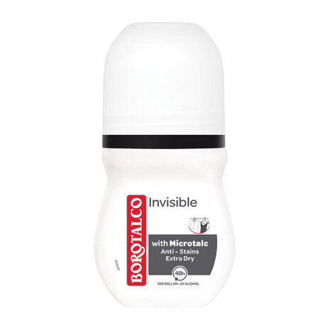 Borotalco Borotalco Invisible Deodorant Roll On - 50 ml Borotalco Borotalco Invisible Deodorant Roll On - 50 ml