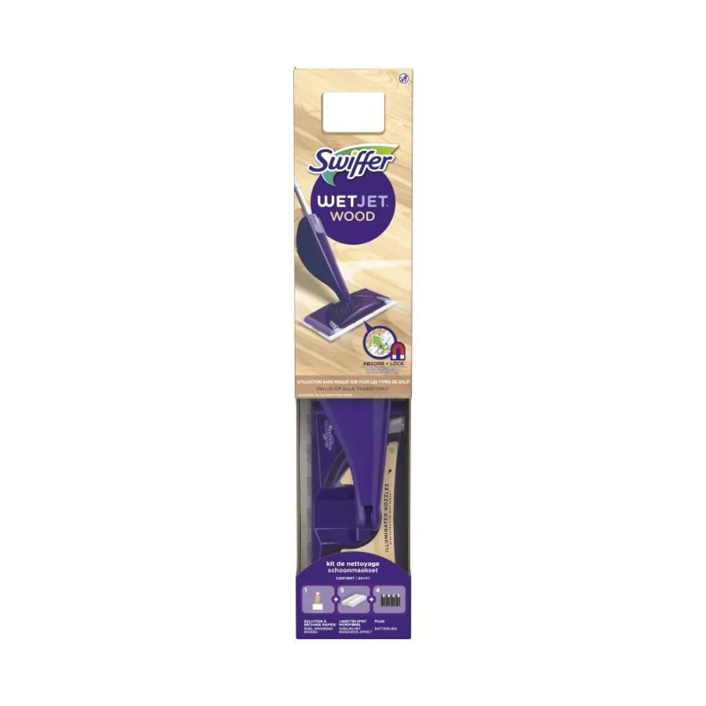 Swiffer Swiffer WetJet Starterkit - 12 Delig Swiffer Swiffer WetJet Starterkit - 12 Delig