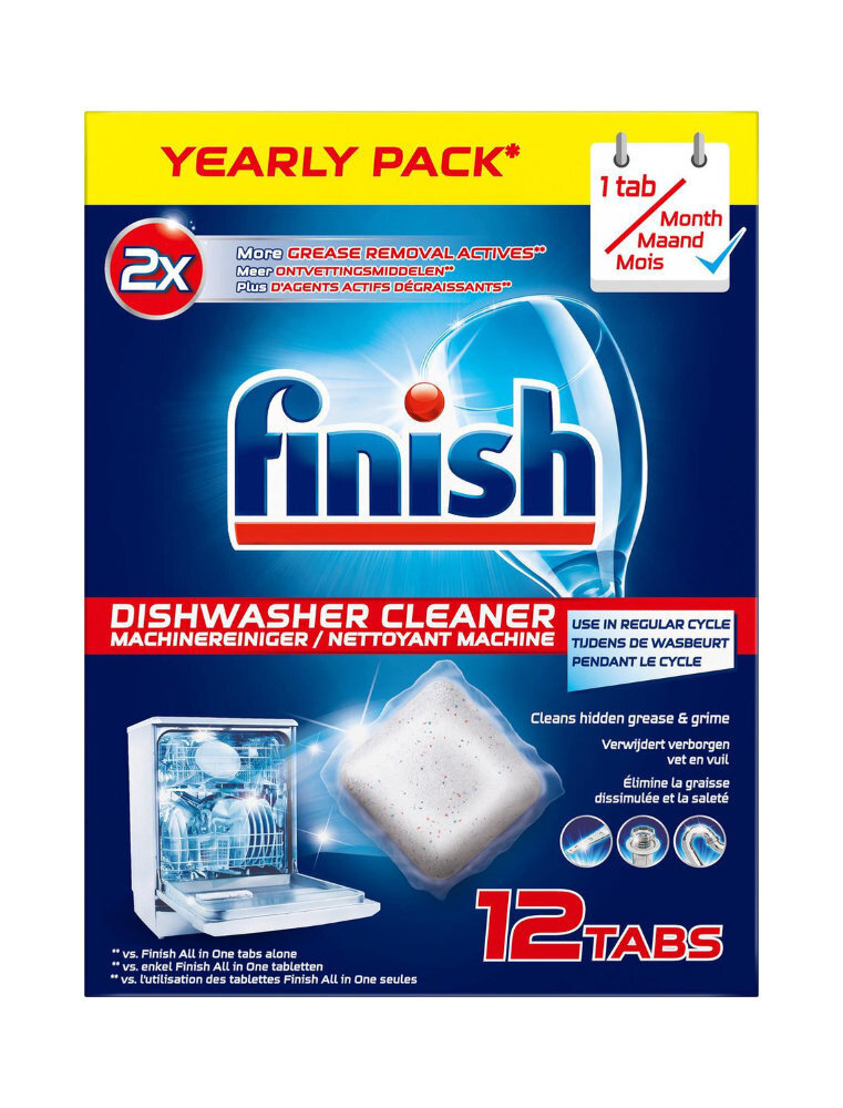 Finish Finish Vaatwasmachinereiniger - 12 Stuks Finish Finish Vaatwasmachinereiniger - 12 Stuks