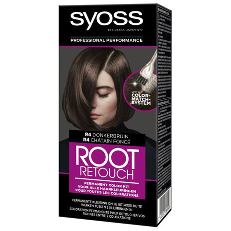 Syoss Syoss Root Retouch - R4 Donkerbruin Syoss Syoss Root Retouch - R4 Donkerbruin