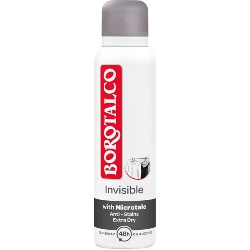 Borotalco Borotalco invisibile with microtalc - 150ml Borotalco Borotalco invisibile with microtalc - 150ml