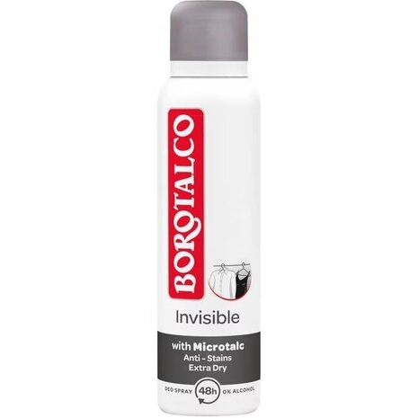 Borotalco Borotalco invisibile with microtalc - 150ml Borotalco Borotalco invisibile with microtalc - 150ml