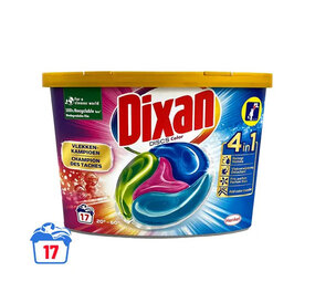 Dixan Dixan Discs 4-in-1 Color - 17 Wasbeurten Dixan Dixan Discs 4-in-1 Color - 17 Wasbeurten