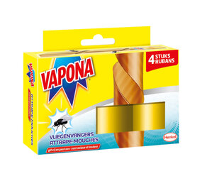 Vapona Vapona Vliegenvangers - 4 Stuks Vapona Vapona Vliegenvangers - 4 Stuks