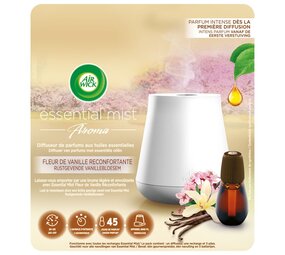 Airwick Airwick Essential Mist Starterkit - Rustgevende Vanillebloesem Airwick Airwick Essential Mist Starterkit - Rustgevende Vanillebloesem