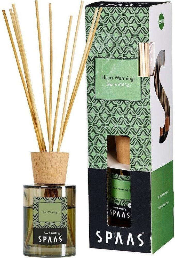 Spaas Spaas Geurstokjes Heart Warmings Pear & Fig - 80ml Spaas Spaas Geurstokjes Heart Warmings Pear & Fig - 80ml
