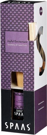 Spaas Spaas Geurstokjes Joyful Excitement Strawberries & Forest Fruits - 80ml Spaas Spaas Geurstokjes Joyful Excitement Strawberries & Forest Fruits - 80ml