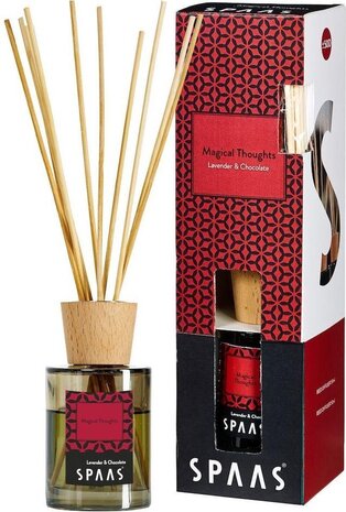 Spaas Spaas Geurstokjes Magical Thoughts Lavendel & Chocolade - 80ml Spaas Spaas Geurstokjes Magical Thoughts Lavendel & Chocolade - 80ml