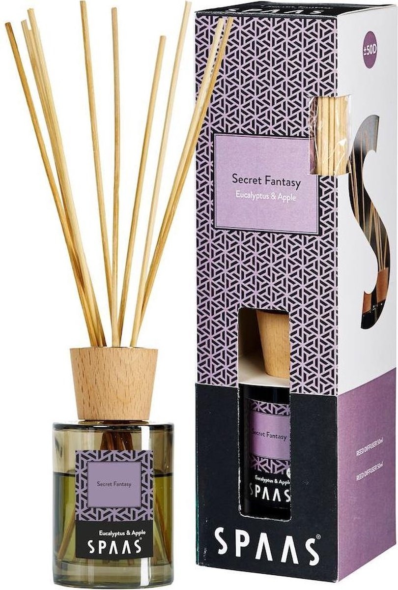 Spaas Spaas Geurstokjes Secret Fantasy Eucalyptus & Appel - 80ml