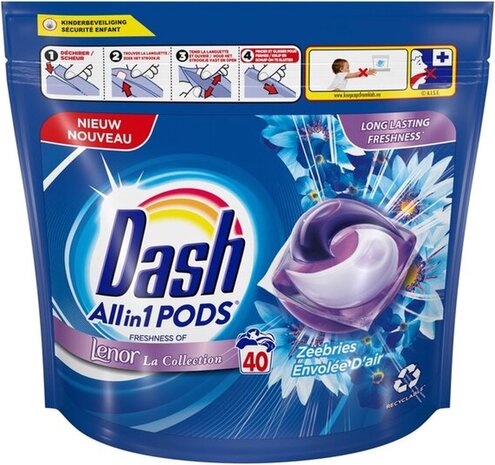 Dash Dash All-in-1 Pods Zeebries - 40 Wasbeurten