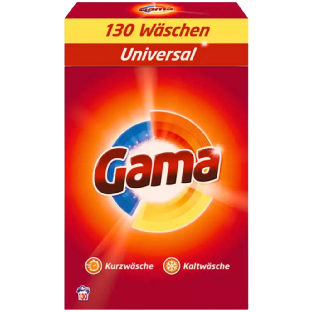 Gama Gama Waspoeder Universal 3-in-1 - 100 Wasbeurten Gama Gama Waspoeder Universal 3-in-1 - 100 Wasbeurten
