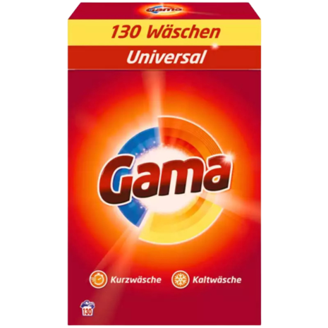 Gama Gama Waspoeder Universal 3-in-1 - 100 Wasbeurten Gama Gama Waspoeder Universal 3-in-1 - 100 Wasbeurten