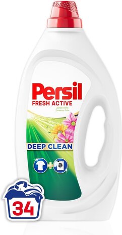 Persil Persil Vloeibaar Wasmiddel Fresh Active Zomerse Tuin - 34 wasbeurten Persil Persil Vloeibaar Wasmiddel Fresh Active Zomerse Tuin - 34 wasbeurten