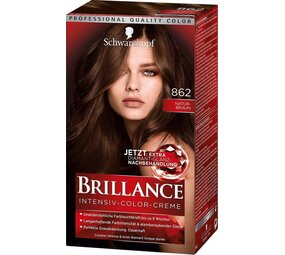 Schwarzkopf Schwarzkopf Brillance Intensive Color Creme Haarverf 862 - Natuurlijk Bruin Schwarzkopf Schwarzkopf Brillance Intensive Color Creme Haarverf 862 - Natuurlijk Bruin