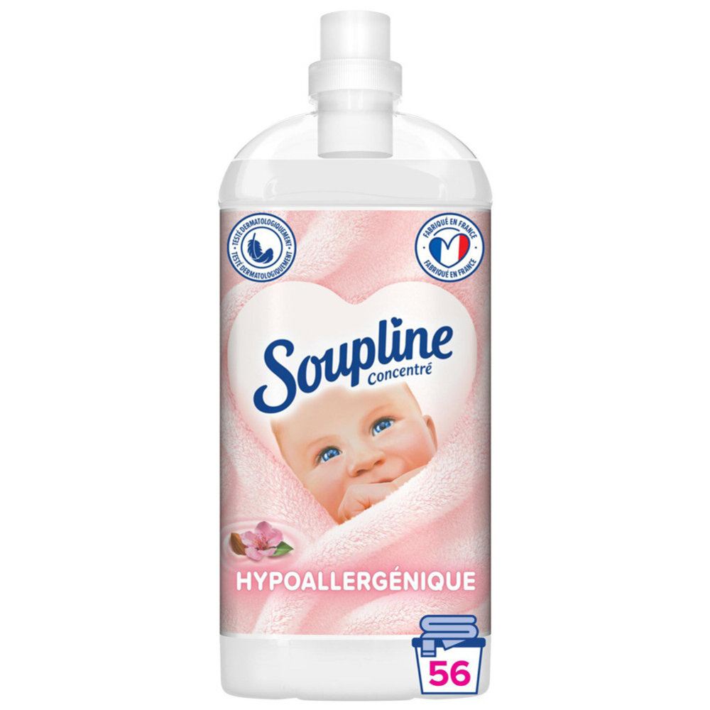 Soupline Soupline Wasverzachter Hypoallergeen (Geconcentreerd) - 56 Wasbeurten Soupline Soupline Wasverzachter Hypoallergeen (Geconcentreerd) - 56 Wasbeurten
