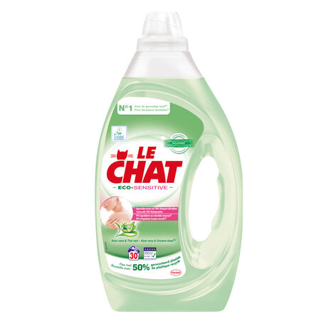 Le chat Le Chat Vloeibaar Wasmiddel Eco Sensitive - 30 Wasbeurten Le chat Le Chat Vloeibaar Wasmiddel Eco Sensitive - 30 Wasbeurten