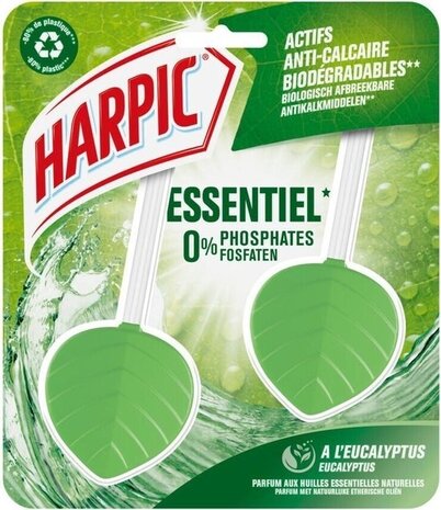 Harpic Harpic Toiletblok Eco Eucalyptus Duo Block - 2 stuks Harpic Harpic Toiletblok Eco Eucalyptus Duo Block - 2 stuks