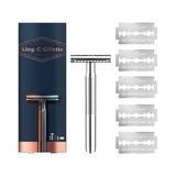 Gillette King C. Gillette Double Edge Safety Scheersysteem met 5 Navulmesjes