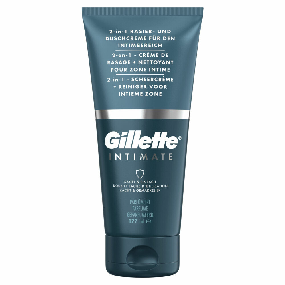 Gillette Gillette Intimate 2-In-1 Scheercrème & Reiniger 177 ml Gillette Gillette Intimate 2-In-1 Scheercrème & Reiniger 177 ml