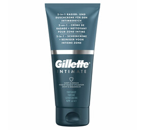 Gillette Gillette Intimate 2-In-1 Scheercrème & Reiniger 177 ml Gillette Gillette Intimate 2-In-1 Scheercrème & Reiniger 177 ml