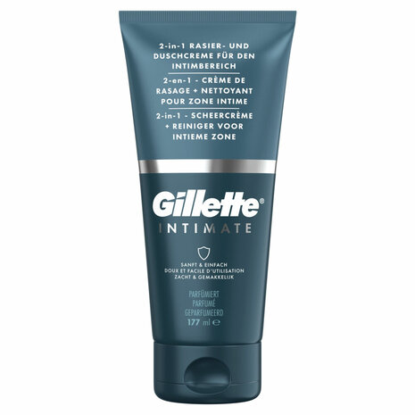 Gillette Gillette Intimate 2-In-1 Scheercrème & Reiniger 177 ml Gillette Gillette Intimate 2-In-1 Scheercrème & Reiniger 177 ml