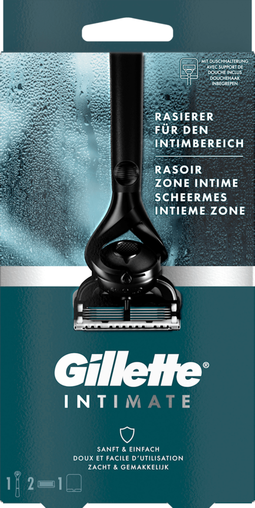 Gillette Gillette Intimate Scheersysteem Voor Intieme Zone Met 2 Navulmesjes Gillette Gillette Intimate Scheersysteem Voor Intieme Zone Met 2 Navulmesjes