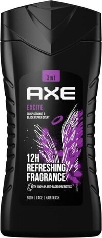 Axe Axe Excite 3-in-1 Douchegel 250 ml Axe Axe Excite 3-in-1 Douchegel 250 ml