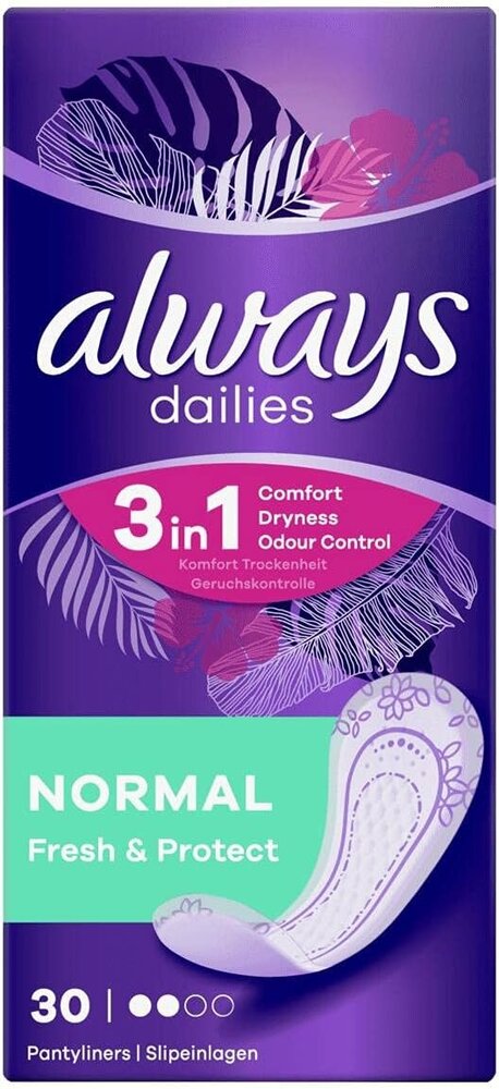 Always Always Inlegkruisjes Normal 30 stuks Always Always Inlegkruisjes Normal 30 stuks
