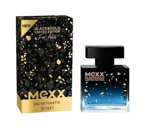 Mexx Mexx Black & Gold Limited Edition Eau De Toilette 30ml Mexx Mexx Black & Gold Limited Edition Eau De Toilette 30ml
