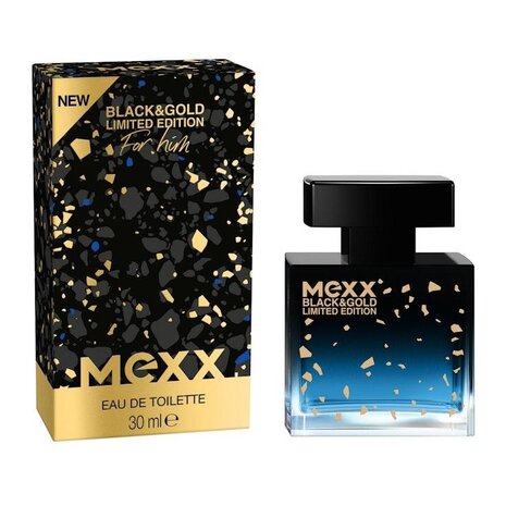 Mexx Mexx Black & Gold Limited Edition Eau De Toilette 30ml Mexx Mexx Black & Gold Limited Edition Eau De Toilette 30ml
