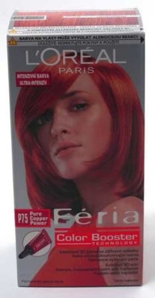 Loreal L'Oréal Féria Booster haarkleuring met dubbele glans P75 Copperpower Loreal L'Oréal Féria Booster haarkleuring met dubbele glans P75 Copperpower